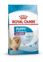 อาหารลูกสุนัขพันธุ์เล็ก เลี้ยงในบ้าน อายุ 2-10 เดือน ขนาด 500 กรัม Royal canin Puppy Mini Indoor 2-10 months 0.5 kg