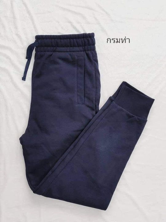 กางเกงขายาวกางเกงjogging-กระเป๋าข้างลึกมีหลายสีให้เลือกผ้านุ่มใส่สบายทรงสวยใ่ได้ทั้งชายและหญิง