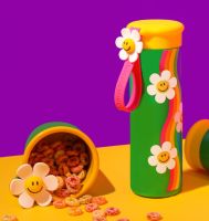 ( พร้อมส่ง ) Wiggle Wiggle Strap Tumbler 450ml ขวดน้ำเก็บอุณหภูมิ