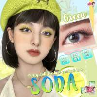 คอนแทคเลนส์ รุ่น Soda สีเขียว/green ค่าสายตาปกติ