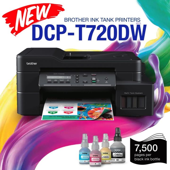 AUTHENTIC Brother DCP-T720DW Ink Tank Printer | Lazada PH