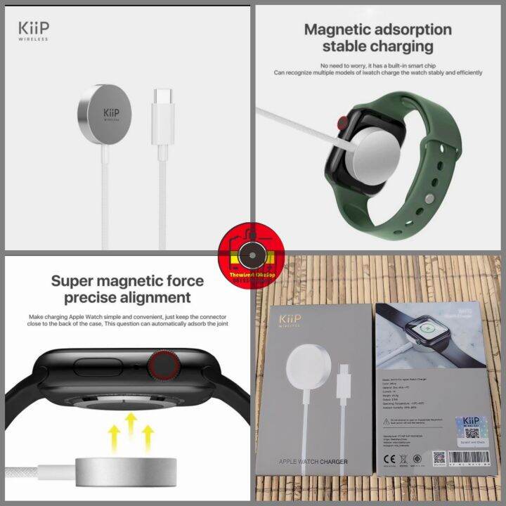 Kiip Wireless Charging Iwatch Usb Charger Apple Watch Magnetic Cable Kp Wc Wh10 Wh Lazada 6148