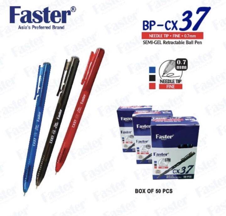 Faster BP-CX-37 0.7mm Ball Pen (Price per Pcs)👍👍 | Lazada