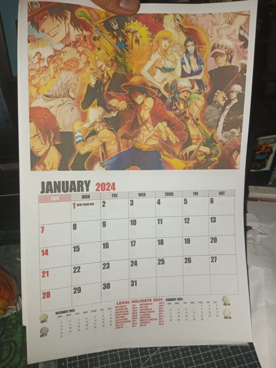 One Piece Anime - Wall Calendars 2024 | Buy at