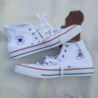 รองเท้าคอน​เวิร์ส​ Converse all star แบบหุ้มข้อ สีขาว