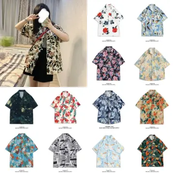 Affordable women's plus hot sale size hawaiian shirts