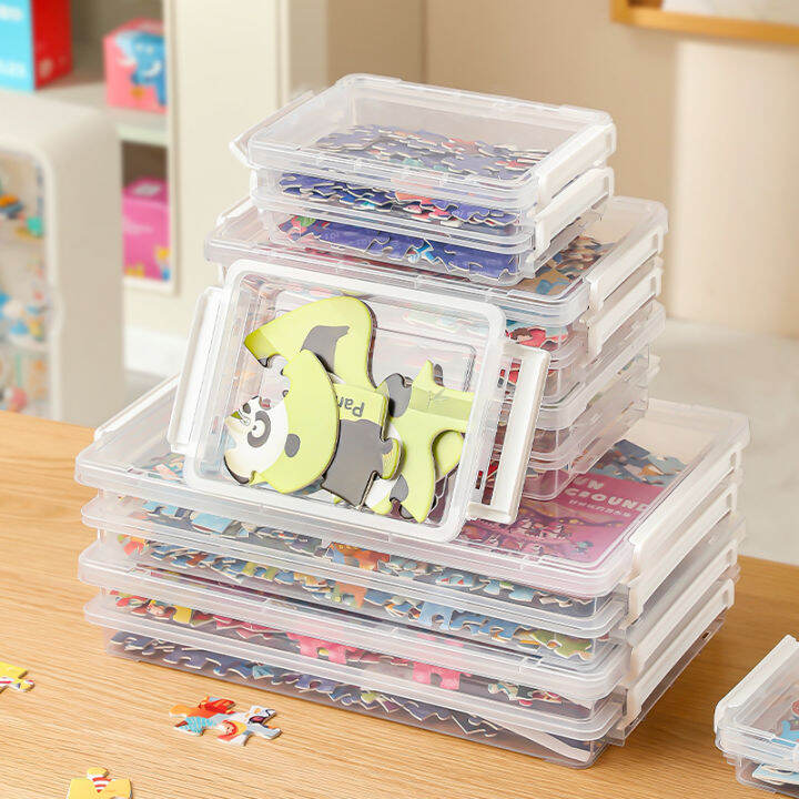Puzzle Storage Box Special Box Children's Lego Toy Special Transparent