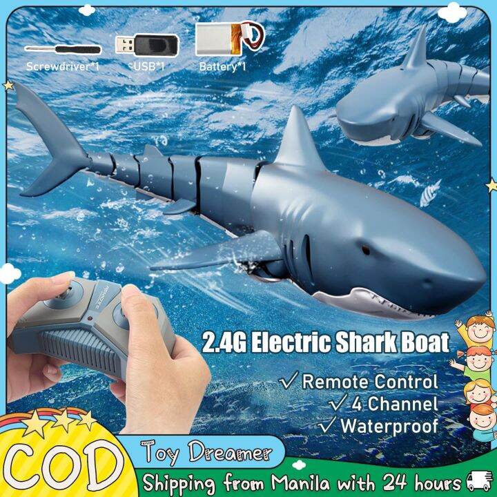 shark boat toy