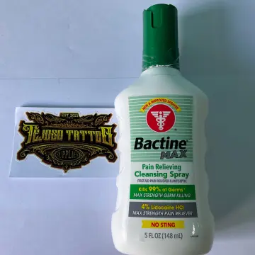 bactine max spray and tktx numbing cream for tattoo  YouTube