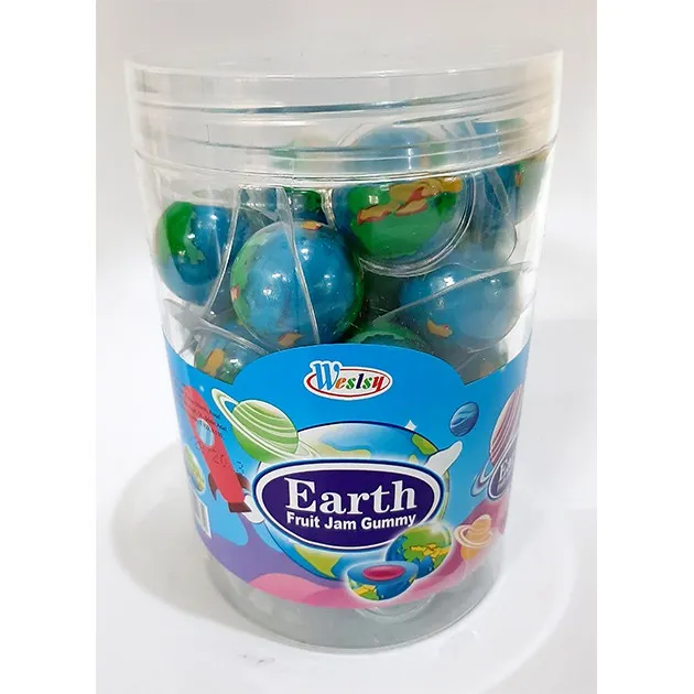 30Pieces Earth Fruit Jam TikTok ASMR Gummy Candy Earth Gummy