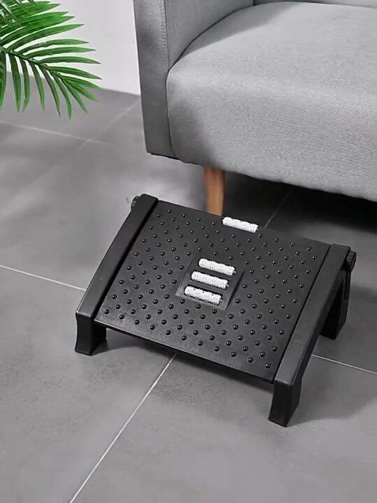 Foot Rest Adjustable Desk Footrest Under The Tableergonomic Black Foot