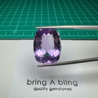 อเมทิสต์ Amethyst น้ำหนัก 21.50 ct (20x15.3x11)mm พลอยธรรมชาติ ไม่ปรุงแต่ง สีหวานสวยมาก