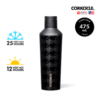 [สินค้าใหม่] CORKCICLE ขวดสแตนเลสสูญญากาศ 3 ชั้น 475ML(16OZ) รุ่น CANTEEN ONYX HOUNDSTOOTH