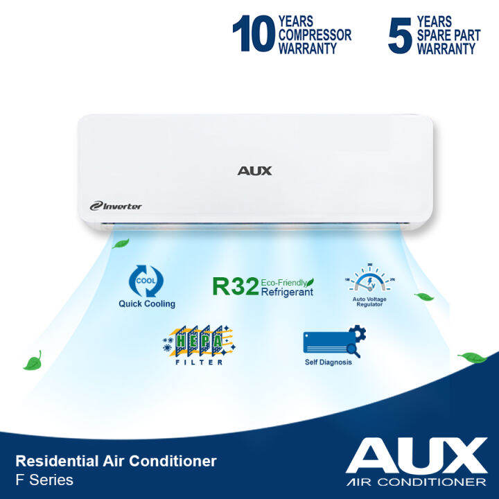 ASW09A2/FLDI AUX 1HP FSERIES SPLIT TYPE INVERTER AIRCON (INSTALLATION NOT INCLUDED)WARRANTY IS