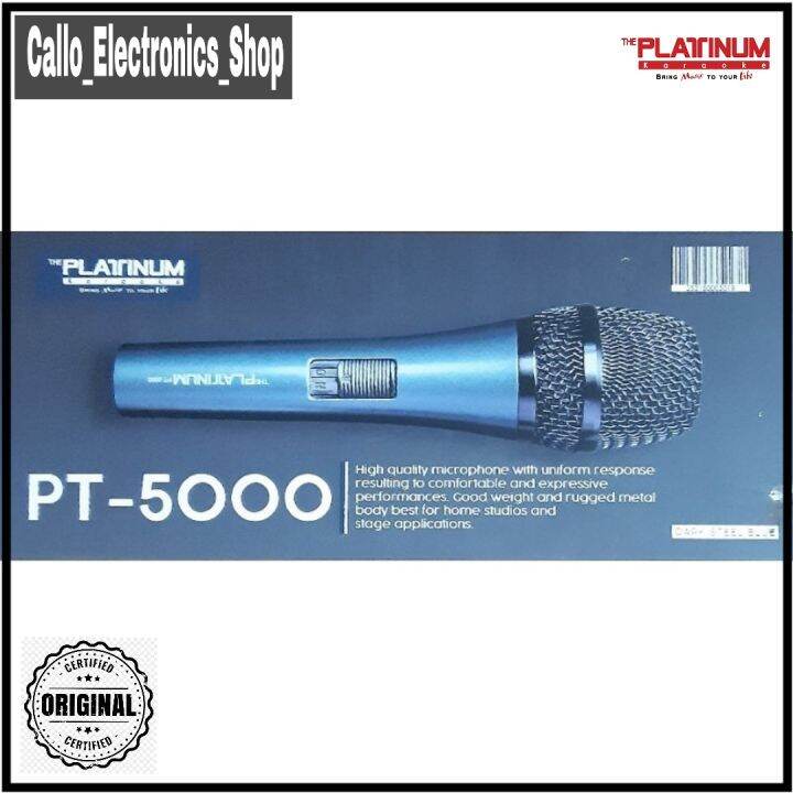 Platinum PT5000 HIGH END Microphone ORIGINAL Lazada PH