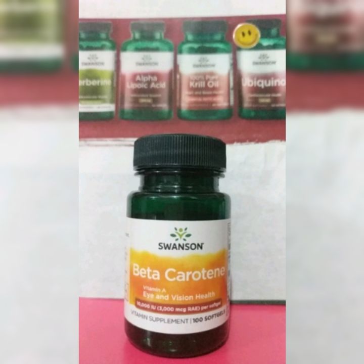 Beta Carotene 10000iu 100 Softgels Eye And Vision Health Expiry September 2023 3000mcg Rae 