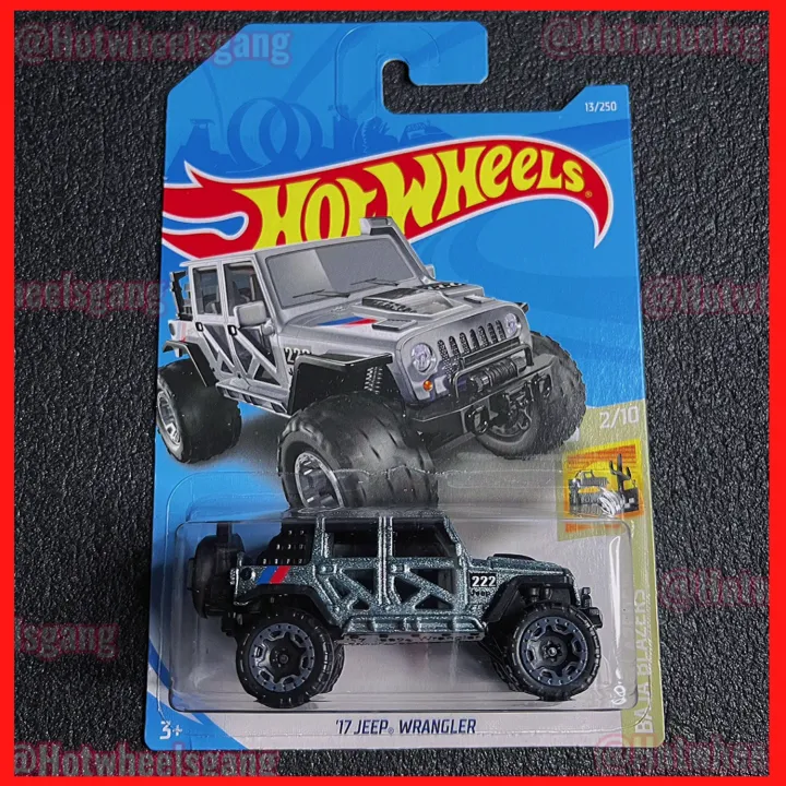 Hot Wheel Jeep Wrangler Grey 2017 Collections Diecast Car Hotwheels Off
