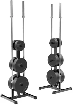 FITNESS REALITY Extended 9” Olympic Weight Plate Holder