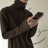 Coln รุ่นที่ไม่เลือกเพิ่มคอสูงมีซิป TEE ทำให้ทันสมัย/สบาย/ใส่ทับได้กลายเป็น soeasy