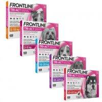 Fronline  tri-actน้ำหนัก2-5kg 1กล่อง(3หลอด)exp:12/24