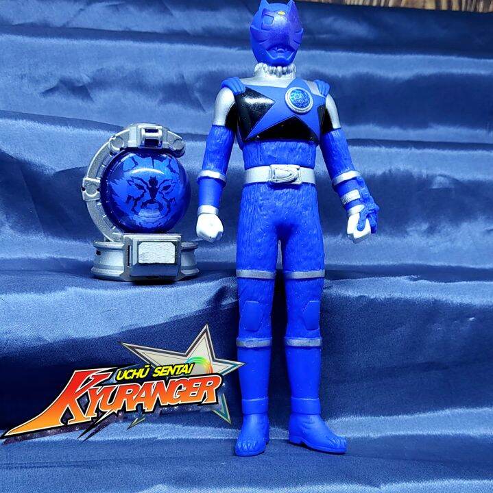 Soft Vinyl FiGure Super Sentai Kyuranger Blue Set Kyutama BANDAI ...