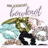 ยางรัดผมผ้าไหมมัลเบอร์รี่ Atlizsilk mulberrys silk mini bowknot scrunchies