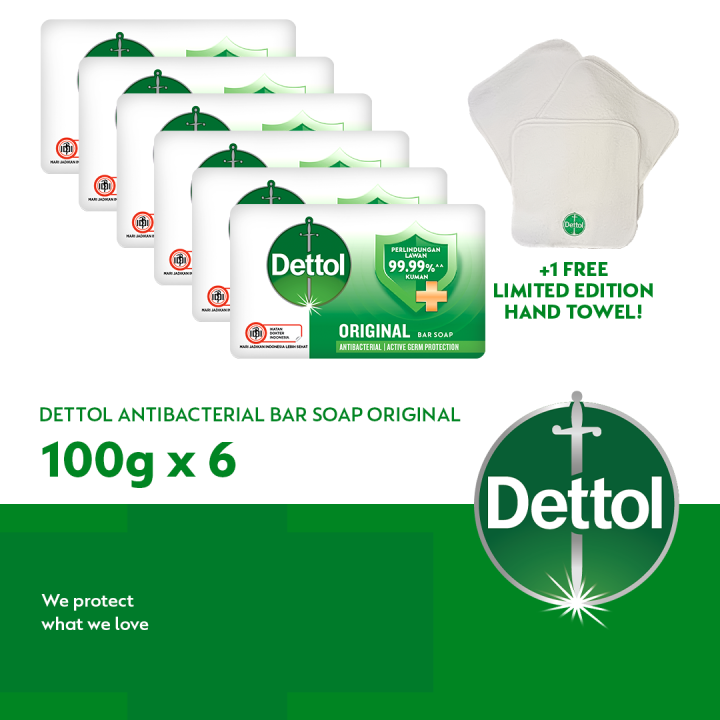 Dettol Original Bar Soap 100g Pack Of 6s Lazada Ph 4616