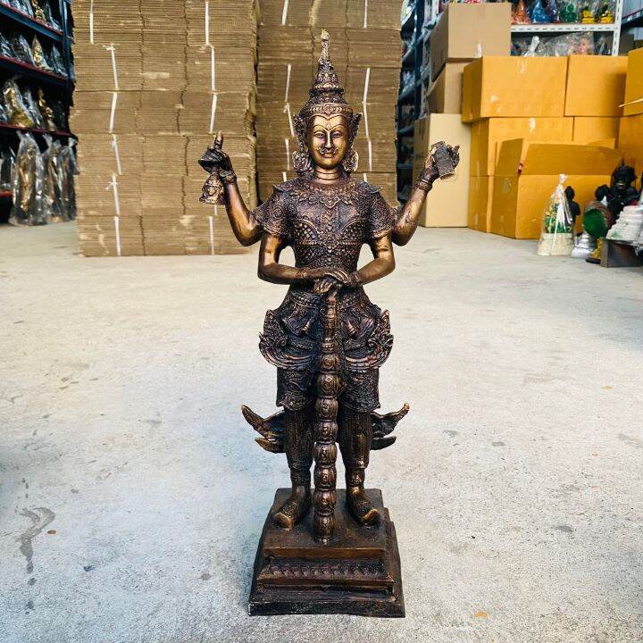 ท้าวเวสสุวรรณโณ-หน้าเทพ-4กร-สีทูโทนงานทองเหลือง-วัดจุฬามณี-ผ่านพิธีพุทธาภิเษก-ณ-วัดจุฬามณี-ของมีจำกัด
