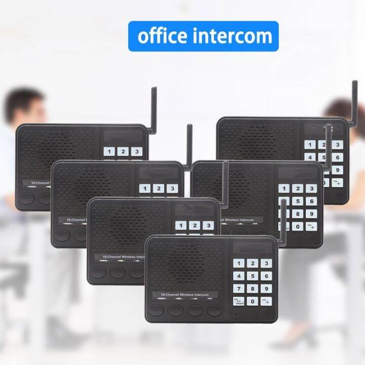 Daytech Wireless Intercom System ระบบอินเตอร์คอมไร้สาย 27 ช่อง ระยะทาง ...