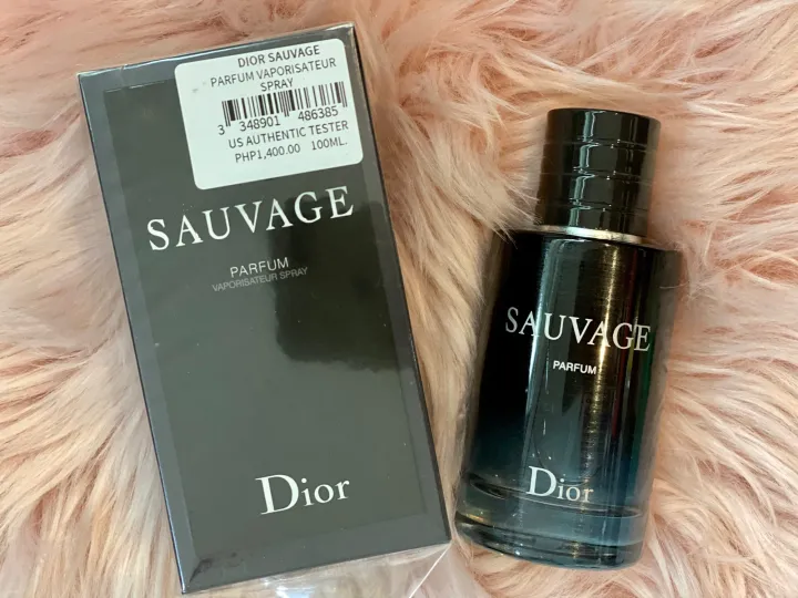 sauvage cologne tester