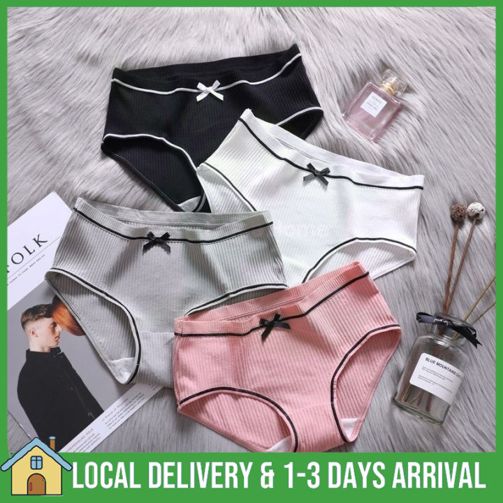 READY STOCK】Women Panties Cotton Seamless Underwear Antibacterial Panty  Spender Seluar Dalam Wanita 内裤女