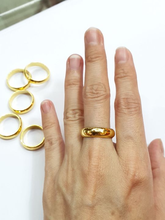 แหวนทองคำแท้-1-สลึง-แหวนเกลี้ยง-ตัดลาย-แหวนโปร่ง-ทองคำแท้-96-5-จากเยาวราช