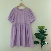 Mini Dress  สีม่วง oversize