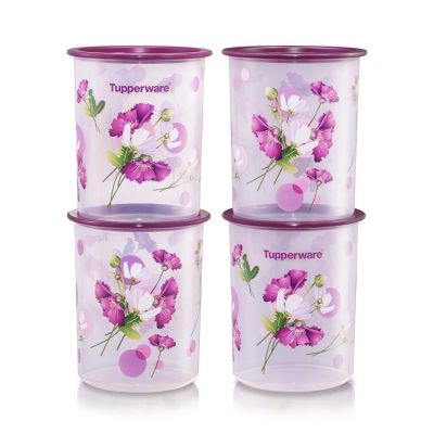 Tupperware Royale Bloom One Touch Topper ทัพเพอร์แวร์วันทัช (ขายแยกใบ) ฝาปิดแน่นสนิท อาหารไม่รั่วไม่ซึม