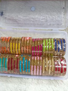 Colourful on sale metal bangles