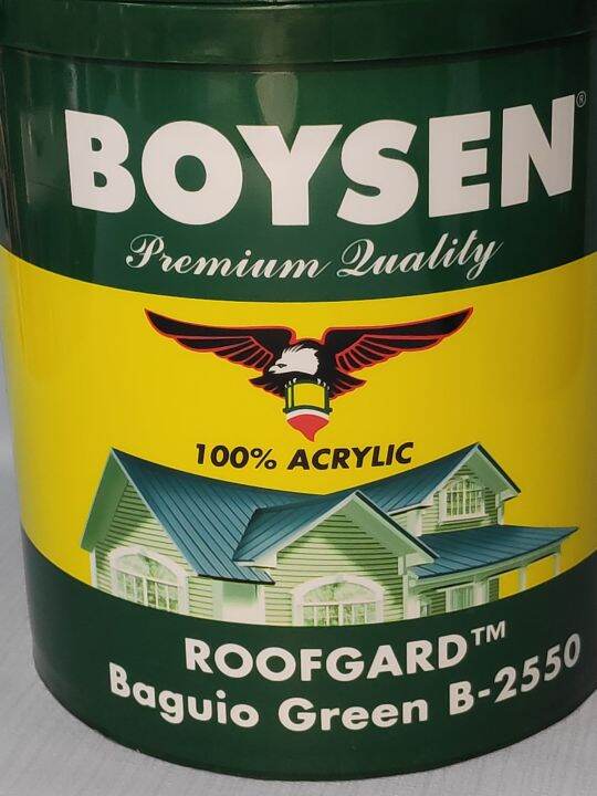 Boysen Roofguard 16 Liters Roofgard 1 Pail Colors Available Acrylic Water Based Gloss