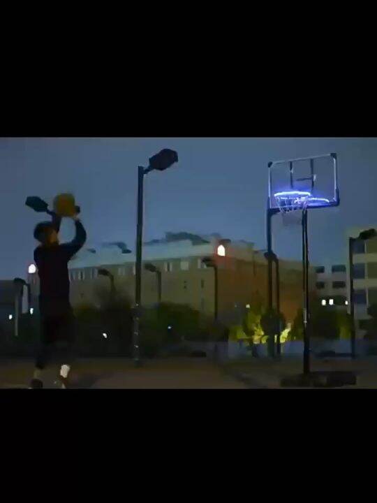 Outdoor Basketball Ring Backboard with stand Movable Heightadjustable