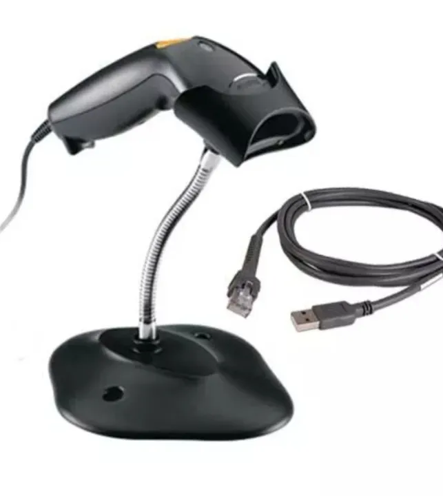 ZEBRA LS1203 1D barcode scanner w/ free stand Lazada PH