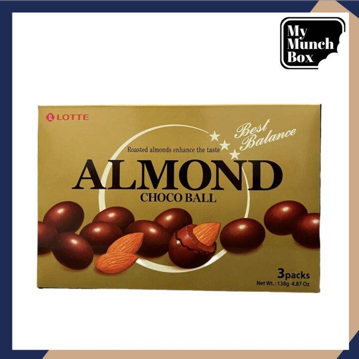 Lotte Almond Chocoball 138g (3 packs) | Lazada PH