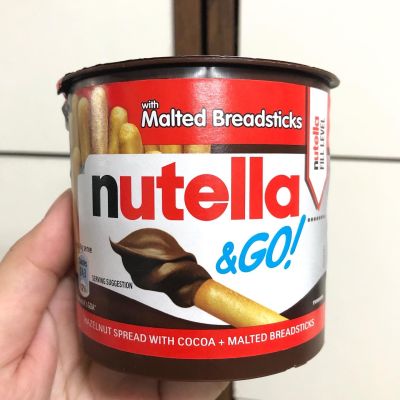 Nutella &amp; Go บิสกิตแท่งรสมอลต์พร้อมซอสนูเทลล่า