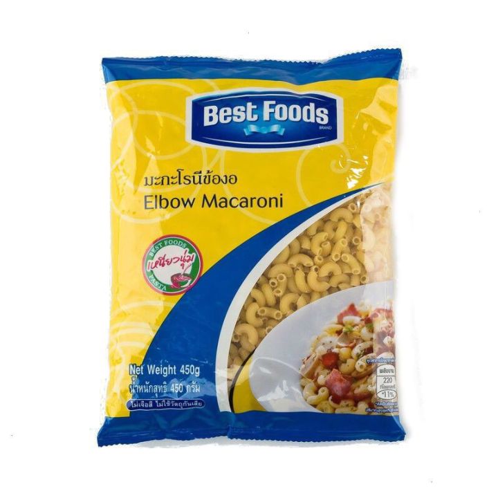 เบสท์ฟู้ดส์-มักกะโรนีข้องอ-450-กรัม-pasta-spaghetti