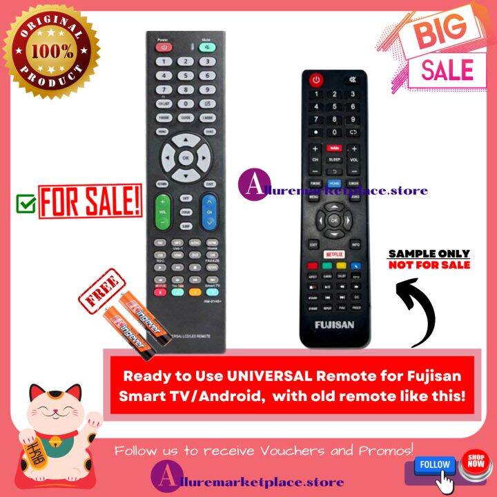 Ready to Use Universal TV Remote for FUJISAN Smart TV Android #02| Read ...