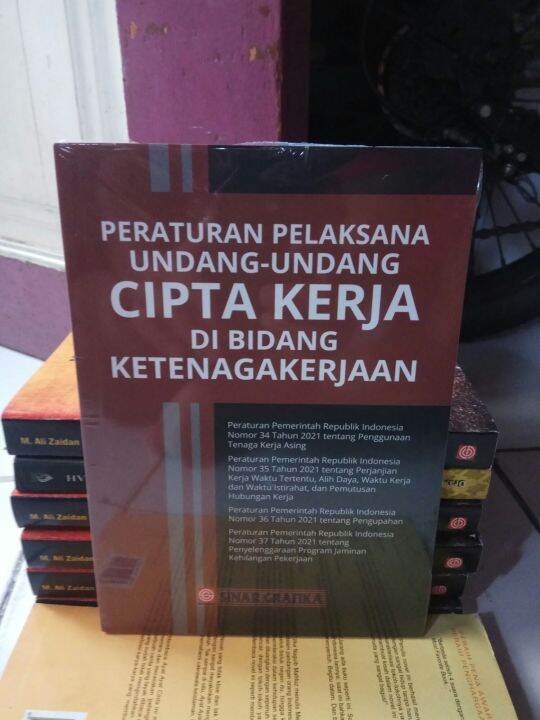 Peraturan Pelaksanaan Undang-undang Cipta Kerja Di Bidang ...