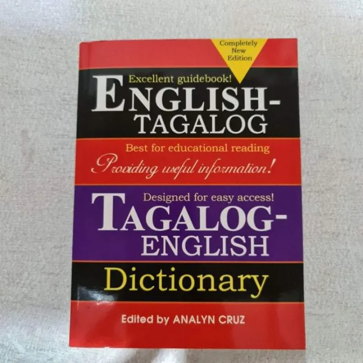 English-Tagalog Tagalog-English Dictionary | Lazada PH