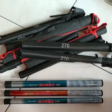 Joran Tegek Carbon 540 cm Bless Salmon Pole Ruas Pendek