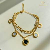 XII Gold Bracelet | GemSmyth.Argento