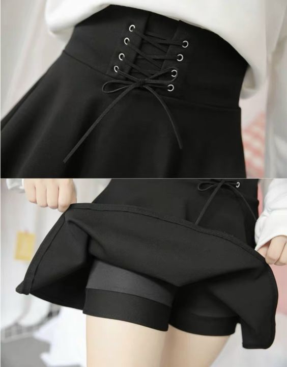 Chân váy nữ 2 lớp có quần trong thời trang Hàn quốc siêu đẹp ...