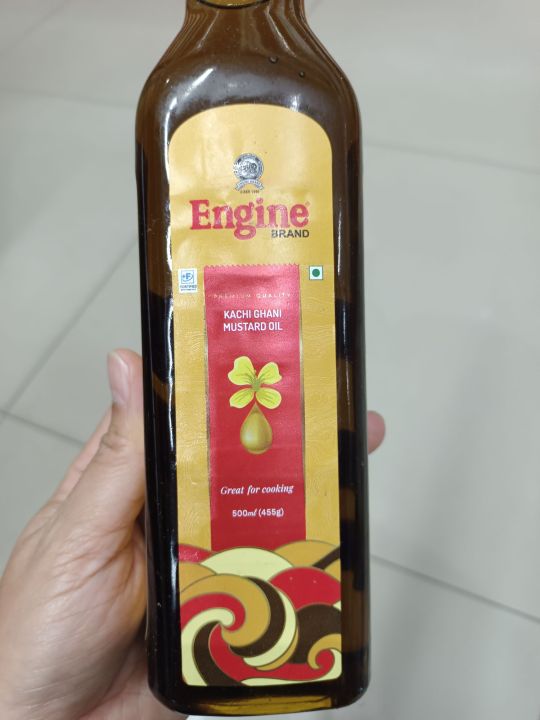 mustard-oil-น้ำมันมัสตาร์ดแท้-จากประเทศอินเดีย-500-ml