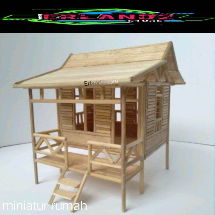 miniatur rumah saung | Lazada Indonesia
