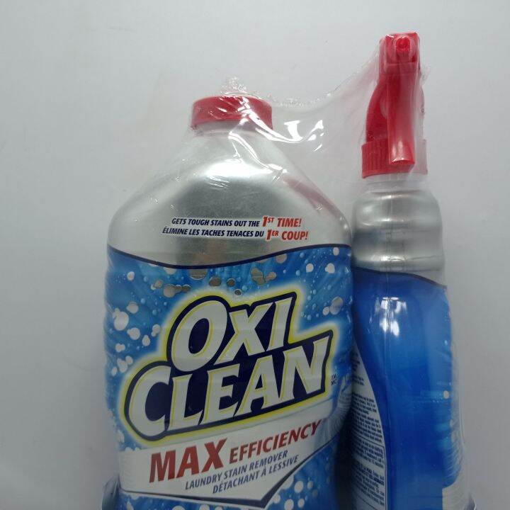 OXICLEAN Max efficiency laundry stain remover 1.8l refill + 650ml spray Lazada PH